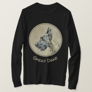 Great Dane (Brindle) Painting - Original Dog Art T-Shirt