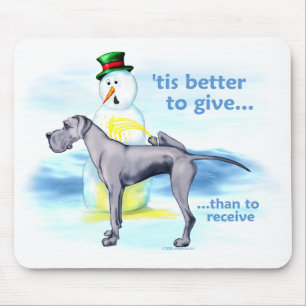 Great Dane BTG Blue UC Mouse Pad