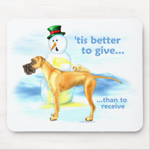 Great Dane BTG Fawn UC Mouse Pad
