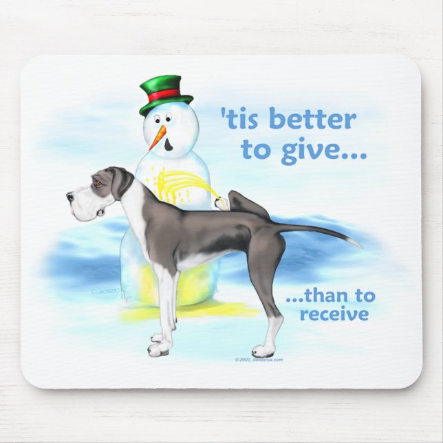 Great Dane BTG Mantle UC Mouse Pad (Front)