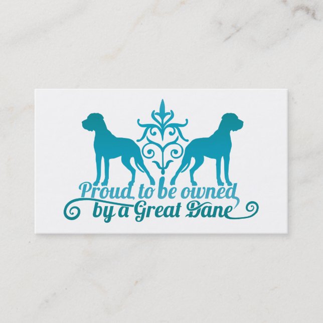 Great Dane Businesscards Business Card (Front)