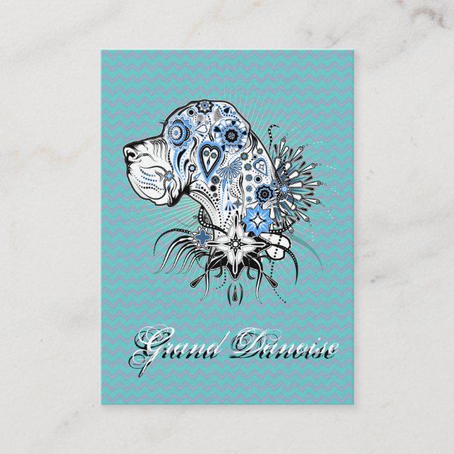 Great Dane Businesscards Business Card (Front)
