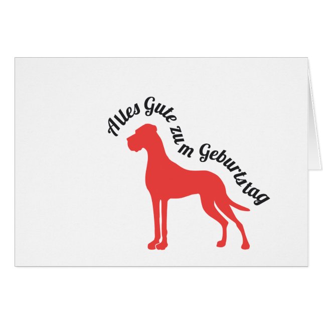 great dane cards (Front Horizontal)