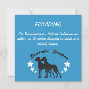 Great Dane Cards German language