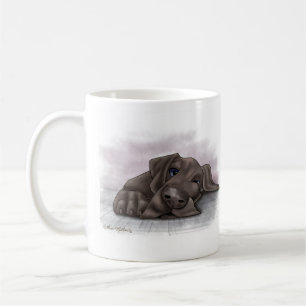 Great Dane Cartoon Coffee Mug