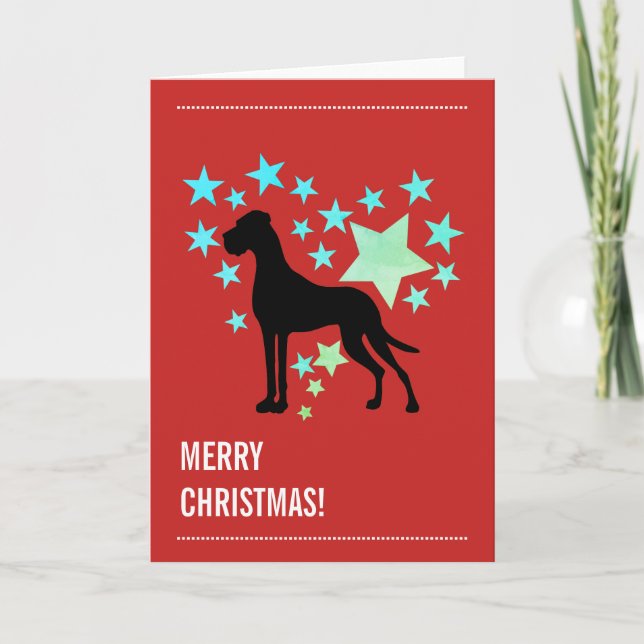 Great Dane Christmas Card (Front)