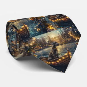 Great Dane Christmas Festive Voyage Tie