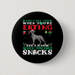Great Dane Christmas fun Classic T-Shirt 6 Cm Round Badge