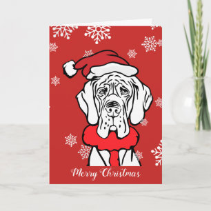 Great Dane Christmas Holiday Card