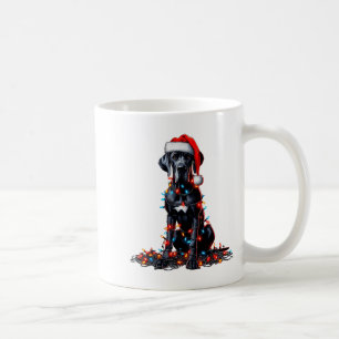 Great Dane Christmas Lights Dog Lover Xmas Pajama  Coffee Mug