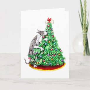 Great Dane Christmas Reach Goals Mantle Holiday Card