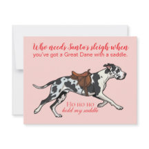 Great Dane Christmas Season Greetings Funny