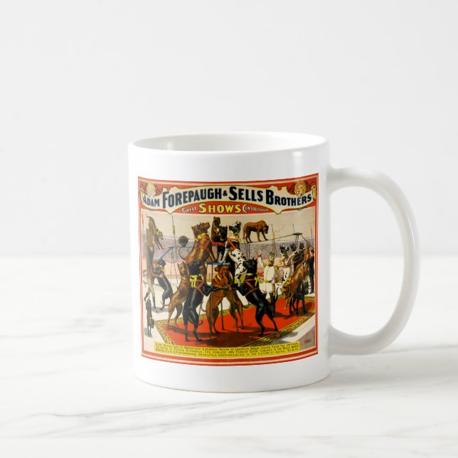Great Dane Circus Show Coffee Mug (Right)