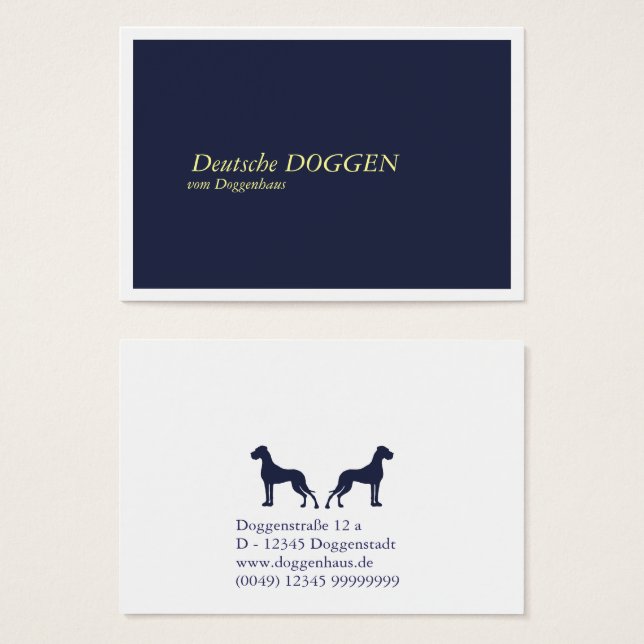 Great Dane couple silhouette  (Front & Back)