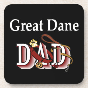 Great Dane Dad Coaster