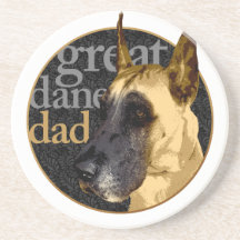 Great Dane Dad Coaster