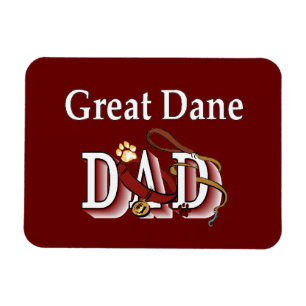 Great Dane Dad Magnet