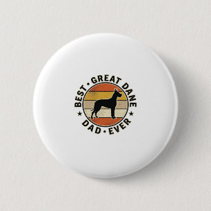 Great Dane Dad Vintage Sunset Dog Lover Shirt_1 6 Cm Round Badge