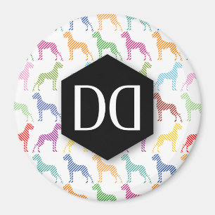 Great Dane DD Pattern Magnet