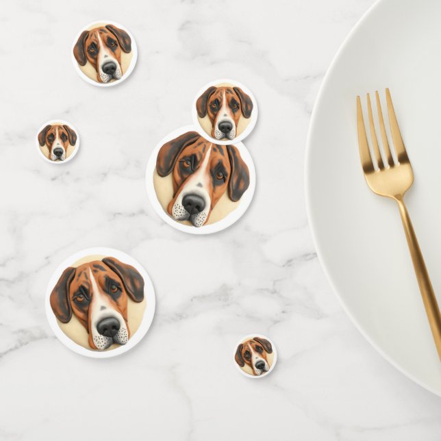 Great Dane Dog 3D Inspired Confetti (Group)