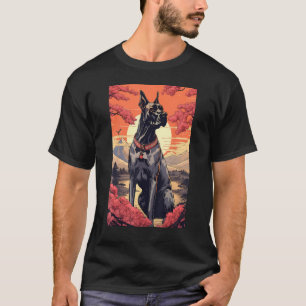 Great Dane Dog Aesthetic Japanese Ukiyo e 2 T-Shirt