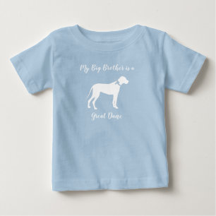 Great Dane Dog Baby Shower Puppy Blue Boy T-Shirt