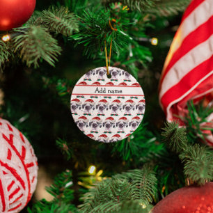 Great Dane Dog Breed Christmas Stars Ceramic Ornament