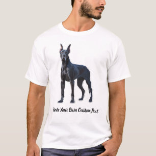 Great Dane Dog Create Your Own Custom Text  T-Shirt