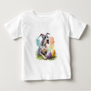 Great Dane Dog Easter Egg, Happy Easter Great Dane Baby T-Shirt