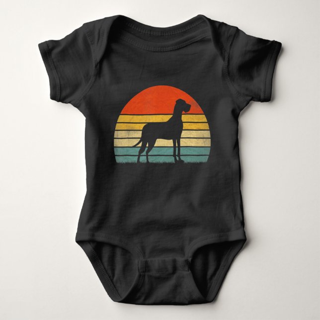 Great dane dog gifts men women kids baby bodysuit (Front)