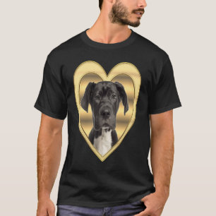 Great Dane  Dog Heart   Deutsche Dogge  Great Dane T-Shirt