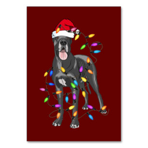 Great Dane Dog Light Decor Christmas Dog Lovers Table Number