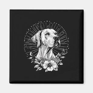Great Dane Dog Lover Retro Style Tattoo Magnet
