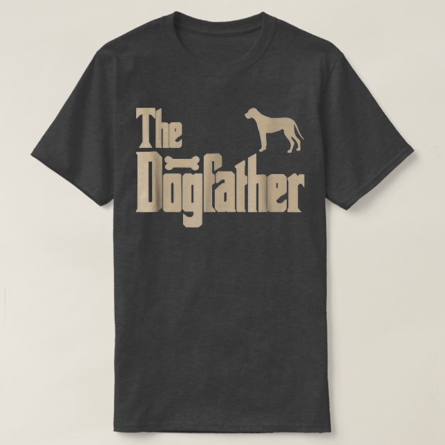 Great Dane Dog Lovers s The Dogfather Men T-Shirt (Design Front)