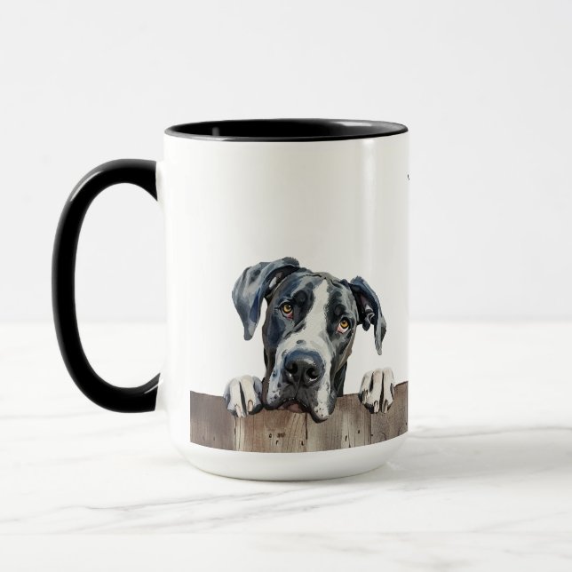 Great Dane Dog Mug (Left)