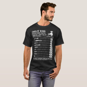 Great Dane Dog Nutrition Facts Amount Per Serving T-Shirt