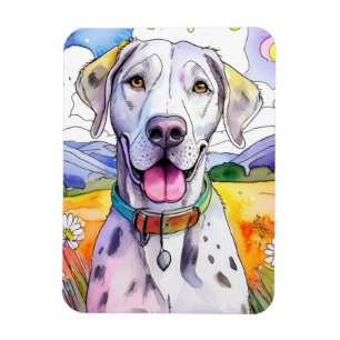 Great Dane Dog Photo Magnet