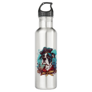 Great Dane Dog Pirate 710 Ml Water Bottle