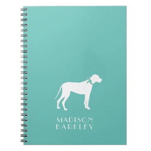 Great Dane Dog Puppy Notebook
