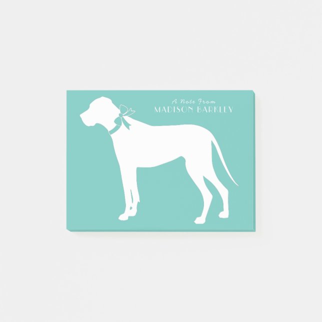 Great Dane Dog Puppy Post-it Notes (Front)