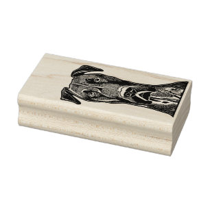Great Dane Dog Rubber Stamp