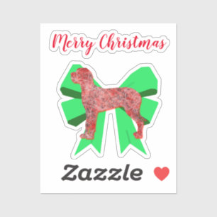 Great Dane Dog Silhouette Custom-Cut Vinyl Sticker