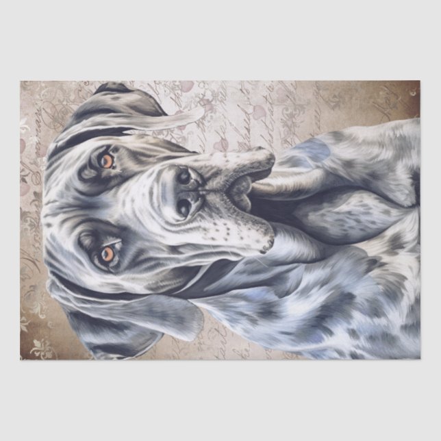 Great Dane Dog Tissue Paper (Front)