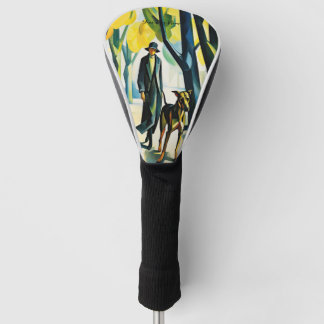 Great Dane dog walking in the park 04 - Madeleine  Golf Head Cover