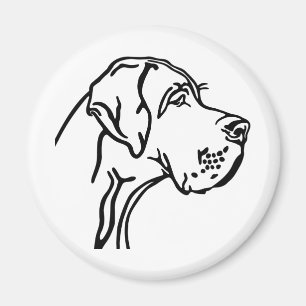 Great Dane drawing Magnet