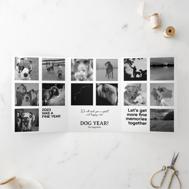 Great Dane end of the year cards (Inside)