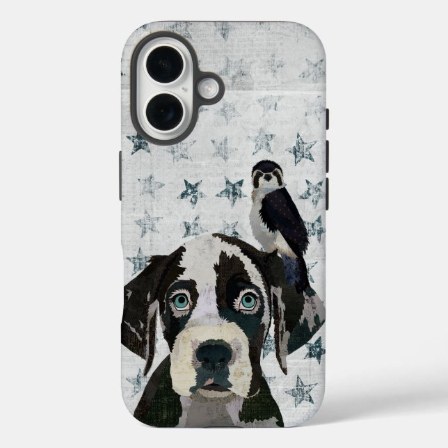GREAT DANE & FALCON iPhone case (Back)