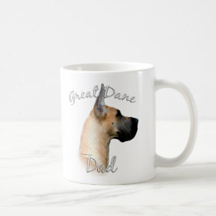 Great Dane (fawn) Dad 2 Coffee Mug