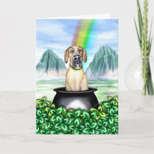 Great Dane Fawn UC Pot O Gold Card