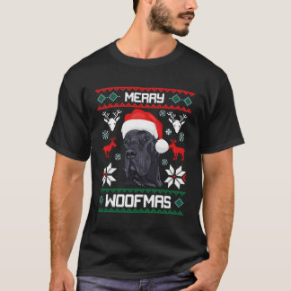 Great Dane For Merry Woofmas T-Shirt